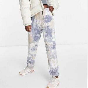 (NWT) Nike Loose Fit Tie Dye Cuffed Sweatpants in Slate Blue, Medium